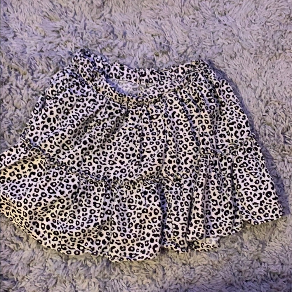 Cheetah print skirt
